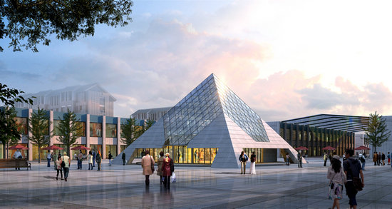 五指山金字塔网架