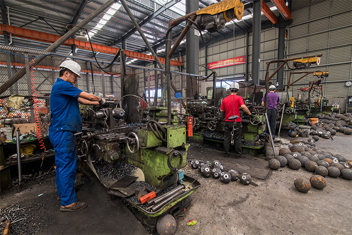 五指山网架配件车间